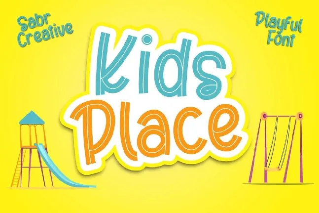 Kids Place Display font