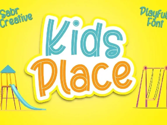 Kids Place Display font