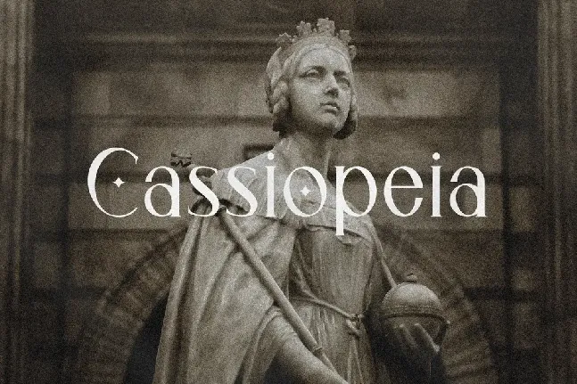 Cassiopeia font