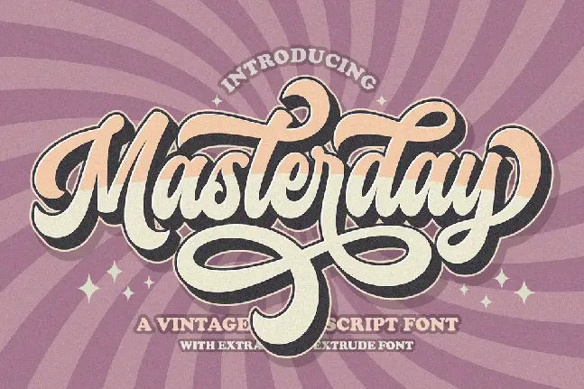 Masterday font