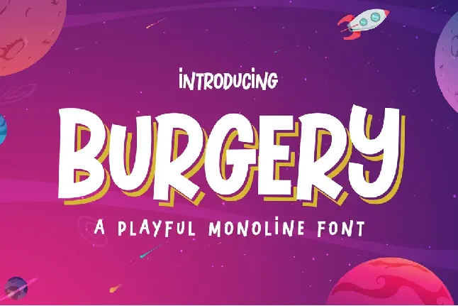 Burgery font