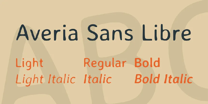 Averia Sans Libre font