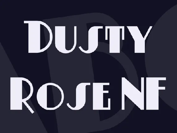 Dusty Rose NF font