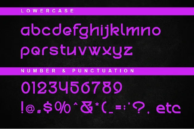 Sevenfold - Personal use font