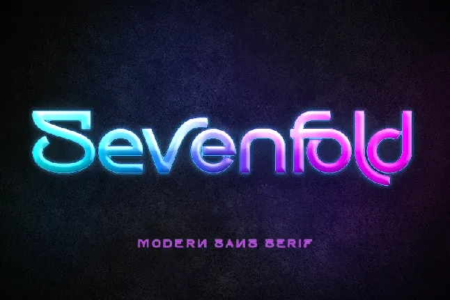 Sevenfold - Personal use font