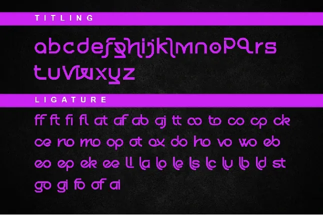 Sevenfold - Personal use font