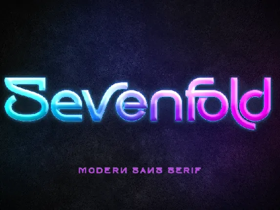 Sevenfold - Personal use font