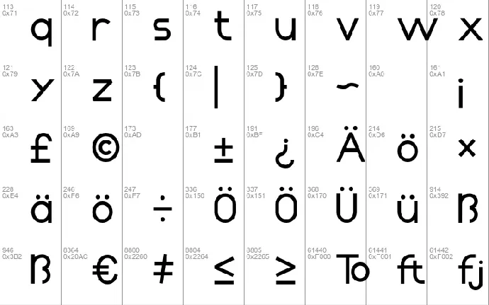 Caternia font