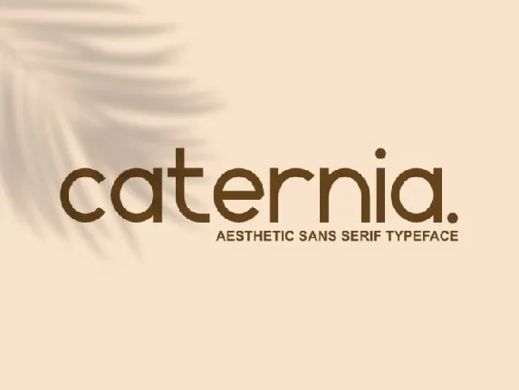 Caternia font