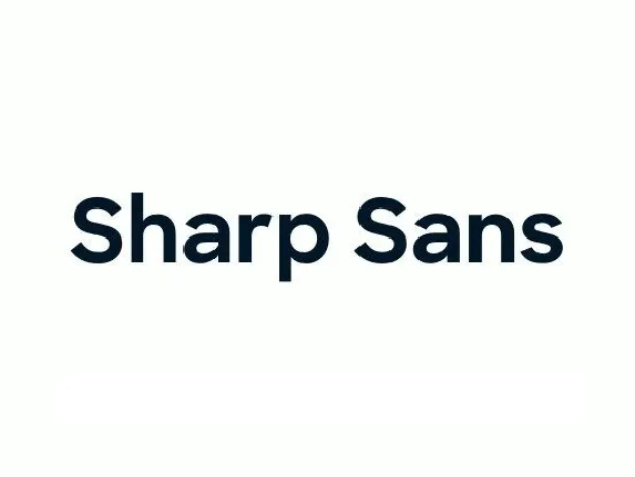 Sharp Sans Family font