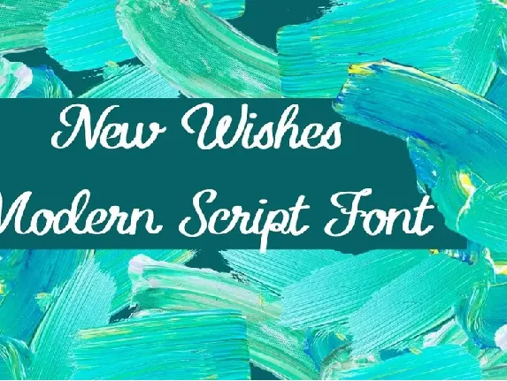 New Wishes Modern Script font