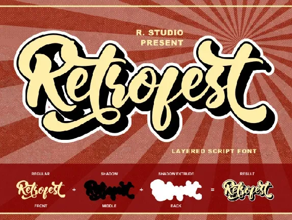 Retrofest Script font