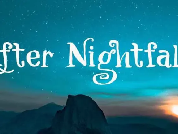 After Nightfall Free Download font