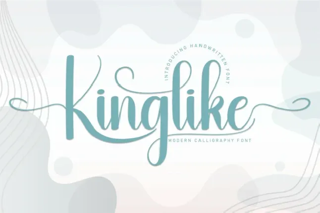 Kinglike Script font