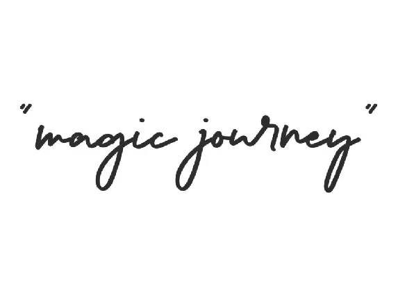 Magic Journey Demo font