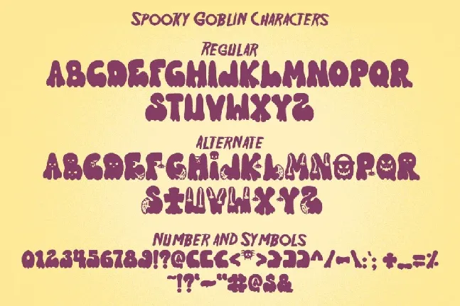 Spooky Treat DEMO font