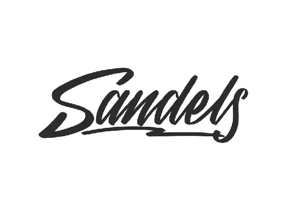 Sandels Demo font