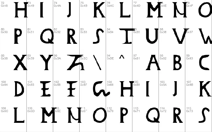 Dacian Donarium font