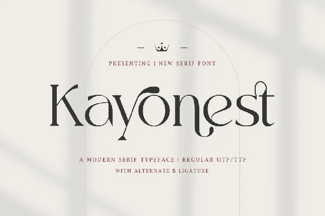 Kayonest Free Trial font