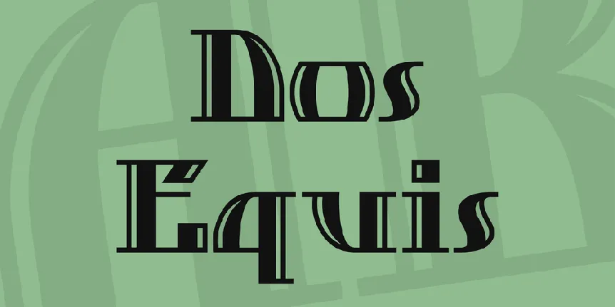 Dos Equis font