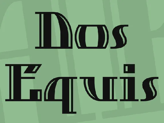 Dos Equis font