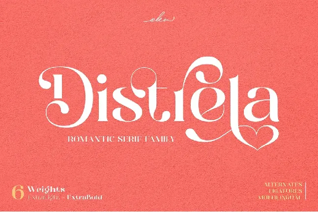 Distrela font