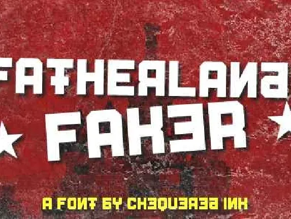 Fatherland Faker Free Download font