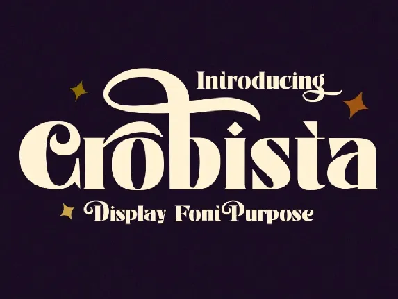 Crobista font