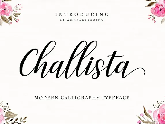 Challista Script Free font