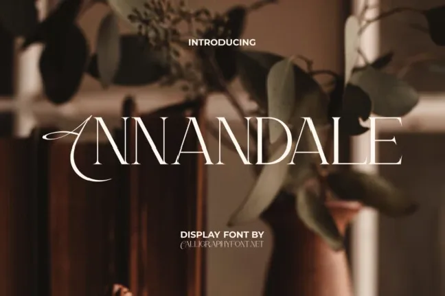 Annandale font