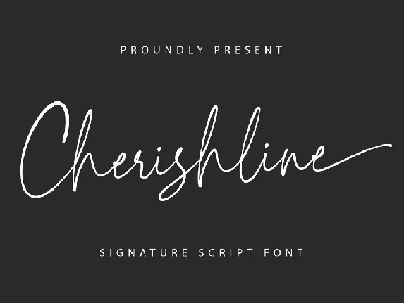 Cherishline Demo font