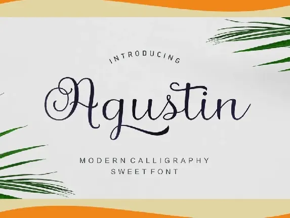 Agustin Script font