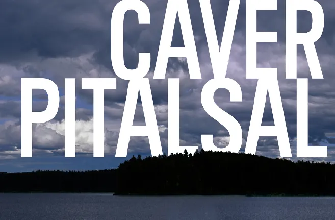 Caver Pitalsal font