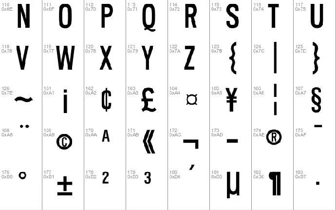 Caver Pitalsal font