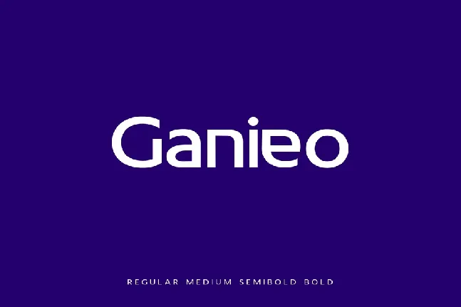 Ganieo font