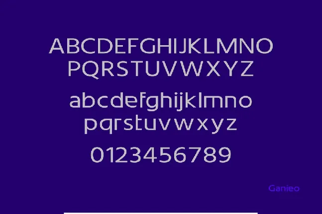 Ganieo font