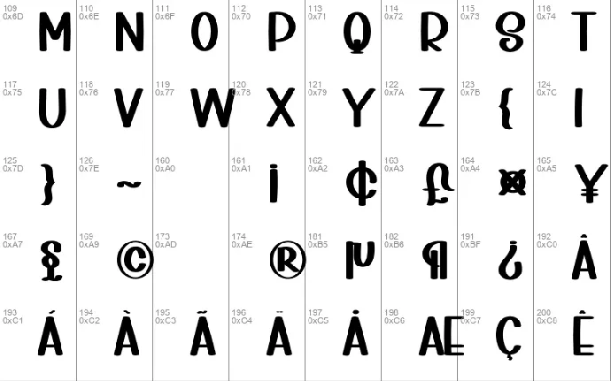 Housing font