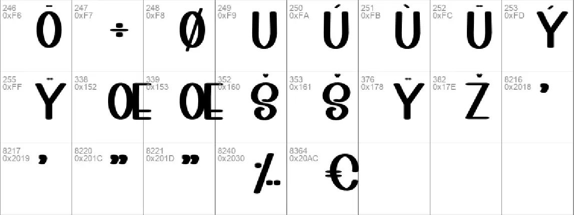 Housing font