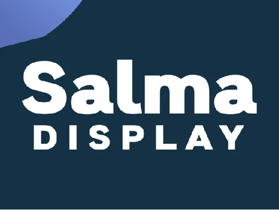 Salma Display font