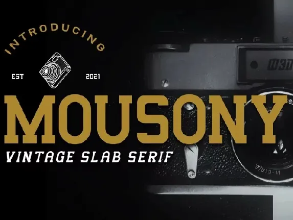 Mousony font