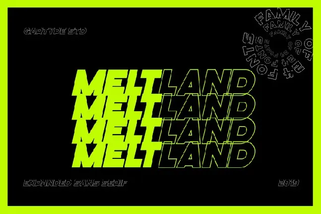 Meltland Sans Serif font