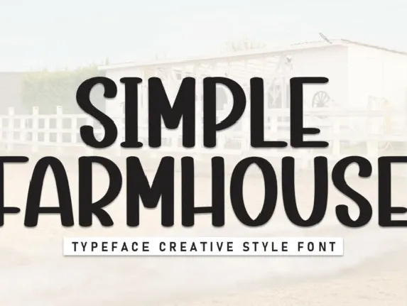 Simple Farmhouse Script font