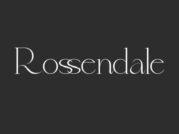 Rossendale font