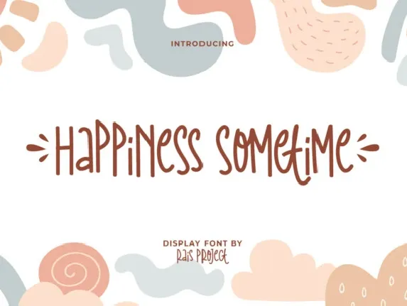 Happiness Sometime font