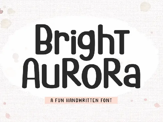 Bright Aurora font