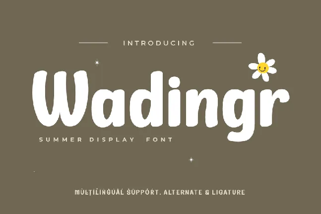 Wadingr Trial font