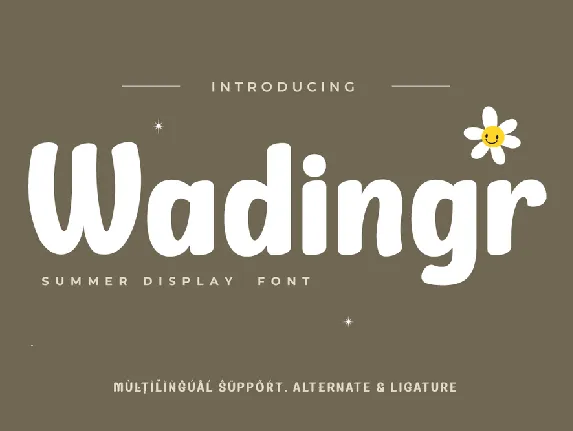 Wadingr Trial font