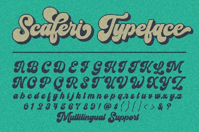 Scaferi font