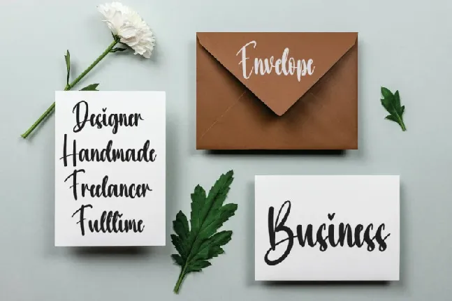 Unique Handmade font