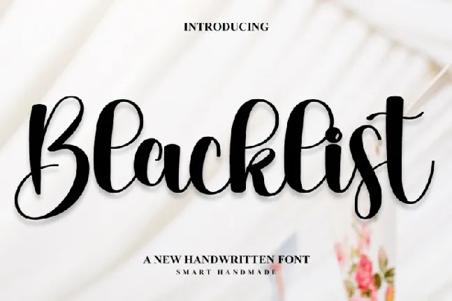 Blacklist Typeface font